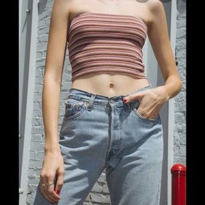 Striped tube top from brandy melville 💕